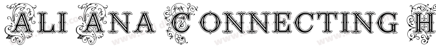 Ali Ana Connecting H字体转换